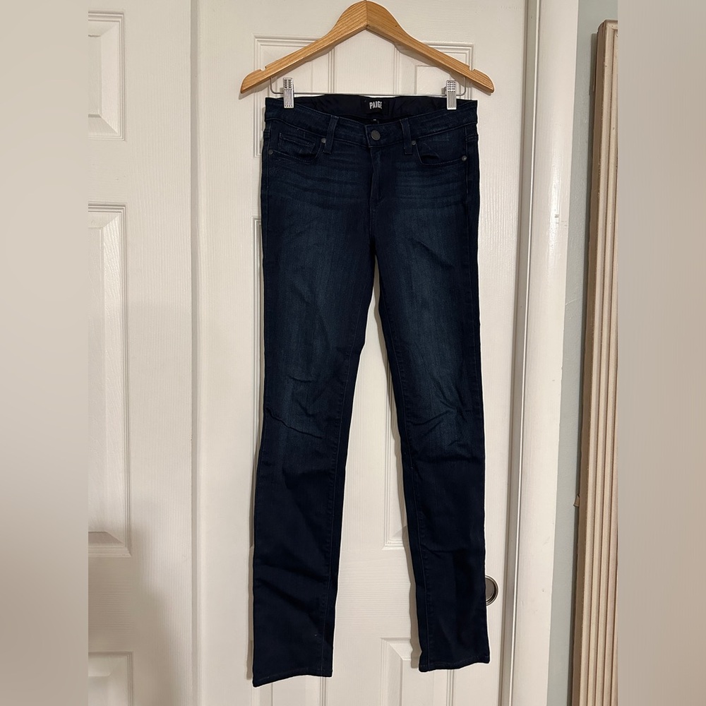 PAIGE Skyline Skinny Jeans - Everdeen (dark wash) - Size 29